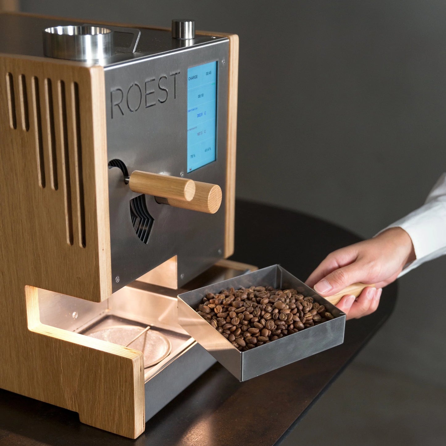 Sample Hulling & Roasting